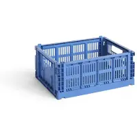 HAY Opbergbox Colour Crate Electric Blue Medium
