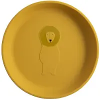 Trixie Kinderbord - Mr. Lion - Bord van Siliconen - Kinderservies - Voor baby's vanaf 4 maanden - Geschikt voor de Vaatwasser