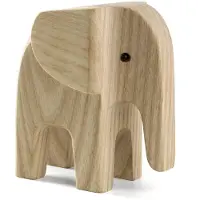 Novoform Houten Figuur - Baby Elephant - Natural Ash - - OneSize - Decoraties