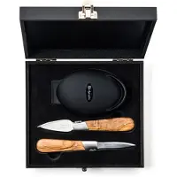 Laguiole STYLE DE VIE LUXURY LINE OESTER OLIJFHOUT GIFT SET
