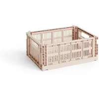 HAY - Colour Crate M Opbergkrat (Poederkleur)