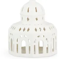 Kähler Urbania Kaarshouder - Kerstversiering Keramiek White - 691074