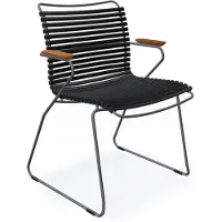 Houe Tuinstoel Click Dining Chair Armrests Black
