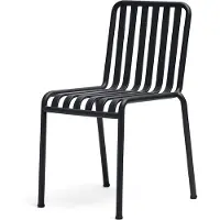 HAY Palissade Stoel Antraciet - Tuinstoelen Gepoedercoat Staal Anthracite - AA606-A235