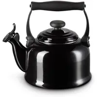 Le Creuset Fluitketel 'tradition' Ebbenzwart 2,1l