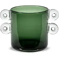 Serax Vaas Wind & Fire Met Handvaten Dark Green
