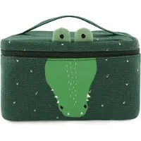 Trixie Lunchtas - Mr. Dino - Koeltas voor kinderen - Met naamlabel - Thermische Tas voor Lunch - Groen