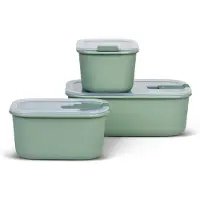 Mepal Vershouddozen Easyclip 3-dlg Sage Groen groen Kunststof Vershouddoos