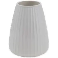 XLBoom Dim Stripe vaas medium keramiek cream