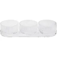 Stelton Pilastro tapasset 4 delar Clear