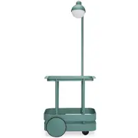 Fatboy Jolly Trolley Trolley - Rol- & serveertafels Aluminium Dark sage - 105835