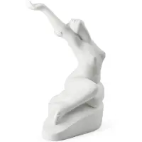 Kähler Moments of Being beeld H22.5cm Heavenly porselein wit **