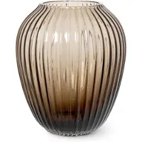 Kähler Hammershøi Vaas 18,5 Cm Walnoot - Vazen Mondgeblazen Glas Walnut - 693188