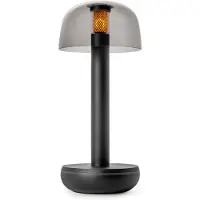 HUMBLE Two Draagbare Lamp Black | Smoked
