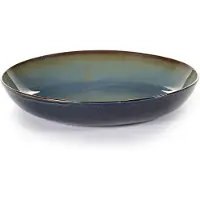 Serax Diep Bord Terres De Rêves Tableware By Anita Le Gr Smoky Blue Dark Blue L 23,5 cm