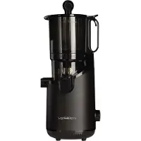 Versapers Pelican Slowjuicer - Carbon (zwart) - Grote Vulopening - 42 tpm - Sapstop - zelfvoerend