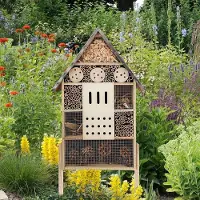 Famanu insectenhotel, gemaakt van natuurlijke materialen - Geschikt voor bijen, lieveheersbeestjes en vlinders - Om op te hangen
