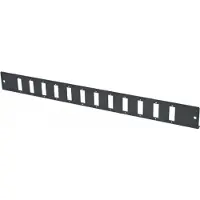 Société CUC Dexlan 395418, Frontplaat, installatie in rack, 1U, vezel, SC Duplex / LC Quad, zwart