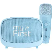 MyFirst Voice 2 - Draagbare speaker en draadloze karaoke Microfoon - Blauw