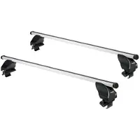 Twinny load Dakdragerset A51 - Aluminium dakdragers – Pasklaar - Afsluitbaar – TÜV-GS goedgekeurd - Maximaal draagvermogen 50 kg