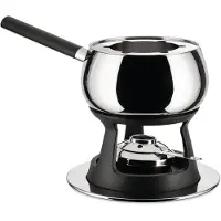 Alessi Fondueset Mami Black (4-Delig)