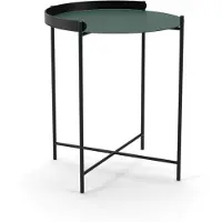 Houe Bijzettafel Edge Tray Table Pine Green 46 cm
