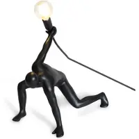Werkwaardig Dancer Lamp - Tafellamp - E14 1W LED - Zwart