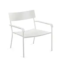 Serax Loungestoel Buiten - Aluminium - Vincent van Duysen - 64 x 60 x 70 cm - Wit