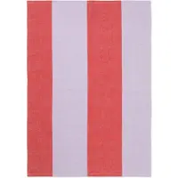 Ferm Living Theedoek Hale Red/Lilac - 70 x 50 cm