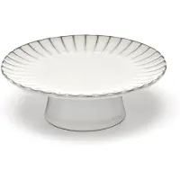 Serax Taartplateau Inku Tableware White M 21 x 21 x 8 cm
