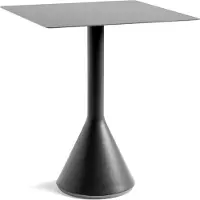 HAY Palissade Cone Tafel 65x65 Cm Antraciet - Tuintafel Gepoedercoat Staal Anthracite - AA695-A378-AA96