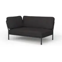 Houe Loungeset Module Level Corner Left Sooty grey