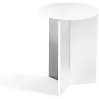 HAY Bijzettafel Slit White Round Ø35 X H47 cm
