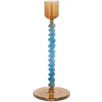 Villa Collection Styles kandelaar 16,3 cm Blue-amber