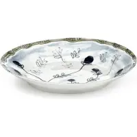 Serax Midnight Flowers Diep Bord M | Mirtillo Tea