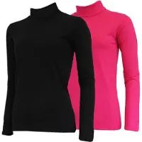 Campri 2-Pack - Skipully - Wintersportpully - Dames - Black/Pink (1071) - maat XL