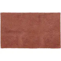 Tiseco Home Studio - Badmat RIVA - - 100% katoen - antislip - Rechthoek - 60x100 cm - Terra