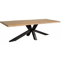Tower Living Sovana Live-edge dining table 180x90 - top 5 (Naturel, 180x90x78cm)