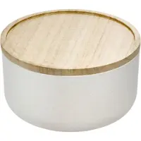 IDesign - Ro Pansino Voorraadpot met Deksel Small - Gerecycled Kunststof - Wit -