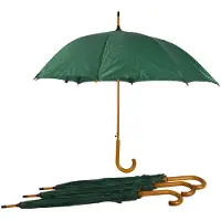 Merkloos 4x Hedendaagse Automatische paraplu - Groen - Polyester - Opvouwbaar Diameter – 102cm