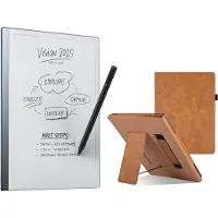 ReMarkable 2 met Marker Plus en luxe PU lederen Cognac Hoes - the Paper Tablet