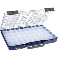 Raaco Carry-Lite 55 - Sorteerdoos 50 vakken - Blauw