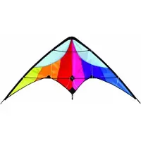 Gerkimex Stuntvlieger Rainbow II 130x60cm Multi multi Polyester Gerkimex Vlieger