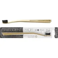 Swissdent Profi Whitening Active Coal Soft Toothbrush - Toothbrush With Soft Bristles With Activated Carbon 1.0ks