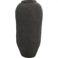 J-Line vaas - papier maché - zwart - large - 99 cm hoog