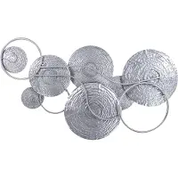 Beliani VANADIUM - Wanddecoratie-Zilver-IJzer