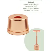 Bamboozy Losse Safety Razor Houder Rosé Goud Gold - Geschikt voor Metalen Safety Razors