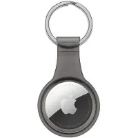 XCCESS Apple AirTag sleutelhanger - transparant zwart -
