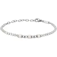 Breil Armband 'Mixology' zilver / wit
