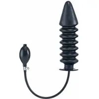 Mister B - Dildo - Opblaasbare Geribbelde Dildo met Harde Kern - Maat XL